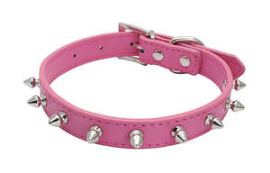 <span class=keywords><strong>Collar</strong></span> de Adiestramiento para Perros Estilo Inglés, de Cuero PU, con Remaches, Ajustable, Anti-mordidas, Duradero, para Todas las Estaciones, Súper Genial, Punk, en Oferta - Product Image 4