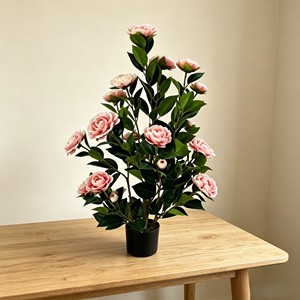 Artificial Camellia <b>Tree</b> Faux Camellia <b>Tree</b> Camellia <b>Tree</b> <b>Potted</b> - Product Image 5