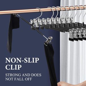 Stainless Steel Multifunctional Pants Rack <b>Hangers</b> for Wardrobe and Bathroom Storage - Product Image 2