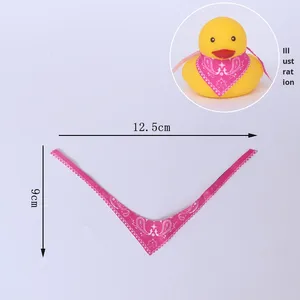 Cross-Border Little Yellow Duck Pvc Plastic Saliva Towel Toy Hat <b>Accessories</b> Internet-Famous <b>Doll</b> Car-Mounted - Product Image 6