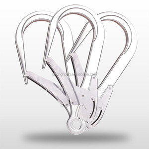 Mùa Thu Bảo Vệ Đôi Hành Động Mùa Xuân Móc Nhiệm Vụ Nặng Nề Snap Móc 25KN Carabiner Clip Nhôm Giàn Giáo An Toàn Móc - Product Image 6