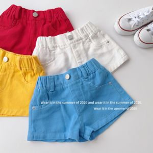 Pantaloncini Estivi per <span class=keywords><strong>Bambina</strong></span> 2026, <span class=keywords><strong>Shorts</strong></span> Colorati <span class=keywords><strong>Blu</strong></span>, Rossi, Gialli e Bianchi per Bambine - Product Image 3