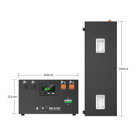 Boîtier de batterie 16s 16s 48v Diy Lifepo4 Boîte de batterie Boîte en métal pour cellules de batterie au lithium Lifepo4 280ah sans accessoires