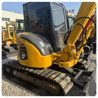 Excavator Mini Komatsu PC 50 PC 55 MR-2 Kondisi Bagus/ Mini Excavator PC55MR-2 Tersedia Murah untuk Dijual