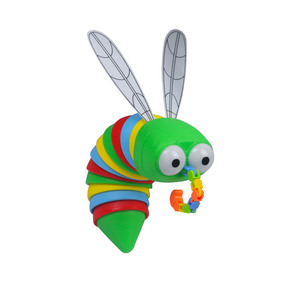 Jouet sensoriel anti-stress pour enfants, en forme d'animaux (moustique, limace, scorpion, araignée), cadeau de fête, jouet en peluche dans une boîte cadeau - Product Image 2