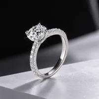 Bague de fiançailles en argent 925 avec diamant moissanite ovale de 1,5 ct, bijoux fins de luxe NORELLE pour femmes