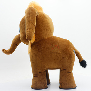 Costume de mascotte d'éléphant gonflable personnalisé, 2m 2.6m, en peluche, pour bébé, motif dessin animé, mignon, marchant, à vendre - Product Image 5