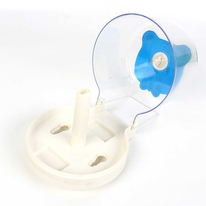 Porte-papier toilette créatif en forme de dessin animé, en plastique circulaire avec ventouse, pas de perçage requis, options de couleurs bleu, jaune, vert - Product Image 2