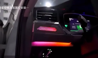Kit d'éclairage LED intérieur pour Volkswagen VW Jetta A7 2018-2024, mise à niveau de l'éclairage d'ambiance dynamique 64 couleurs, garniture de tableau de bord