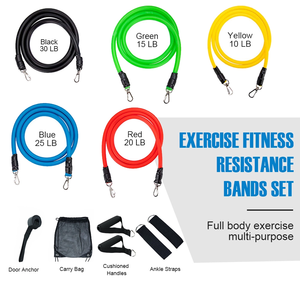 Haute Qualité Maison En Gros Multifonction Fitness Ensemble de Bandes de Résistance - Product Image 5