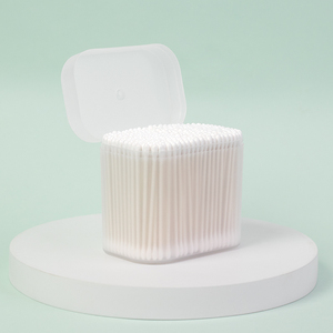 Bastoncini Cotonati di Bellezza in Legno e Bambù per la Pulizia di Orecchie e Naso del Bambino e Dispositivi Elettronici - 1000 Pezzi a Spirale e a Punta - Product Image 5