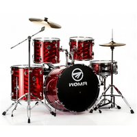Hot Sale Double Pedal Drum Factory Price Wholesale Cheap 5PCS Professional Drum Set From China