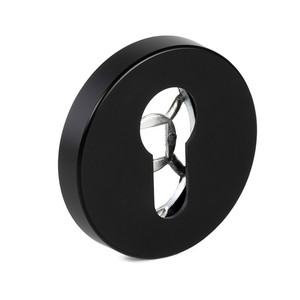 Yale Z 54 zamak <b>keyhole</b> <b>cover</b>, brushed nickel, matte black, brushed gold finish, brushed nickel finish, matte black finish - Product Image 1