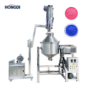 Mezcladora de Doble Cono Automática de Acero Inoxidable sin Polvo con Alimentador de Vacío por Engranajes para Mezcla de Polvo en las Industrias Alimentaria y Azucarera - Product Image 2