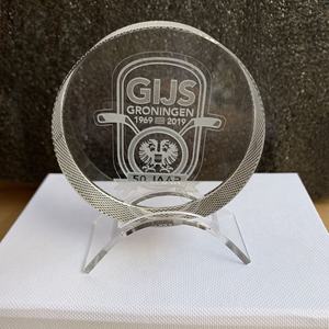 ฮอกกี้เด็กซน3นิ้ว Dia Optical คริสตัลรางวัลโล่ประกาศเกียรติคุณด้วยการแกะสลักสำหรับทับกระดาษเครื่องประดับของที่ระลึก - Product Image 2