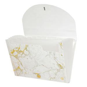 แฟ้มเอกสารพกพา 12 ชั้น แบบขยายได้ ขนาด A4 แฟ้มจัดหมวดหมู่  วัสดุ PP พร้อมคลิปหนีบเอกสาร  ขายดี - Product Image 1