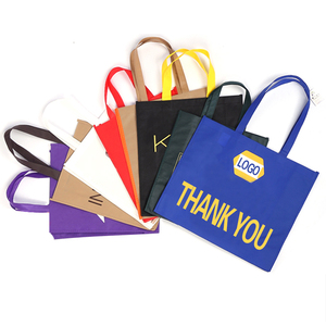 カスタムプリント不織布ショッピングバッグ再利用可能なパーソナライズされたギフトバッグロゴ付きありがとうバッグ - Product Image 3