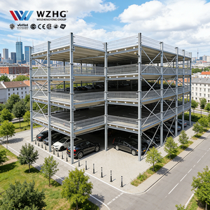 Powder-Coated Steel Parking Building Durable Finish car Park Tower With Electrostatic Coating Chip-resistant Color-stable Per - Product Image 1