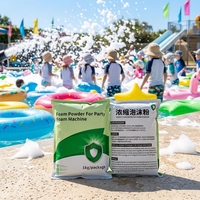 Nouvelle poudre de mousse colorée pour fête, 1 kg/sacs, pour machine à mousse de piscine, machine à mousse de fête, poudre pour machine à mousse.