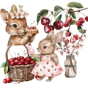 JAI IMAN Set di 80-84 Adesivi in PET e Carta Artistica con Fata del Bosco e Animali per Forniture di Scrapbooking - Product Image 4