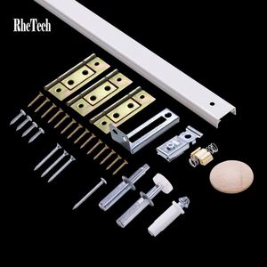 WEKIS Kit de Herrajes Modernos de Acero para Puertas Plegables de 4 Paneles, Incluye Tornillos para Armario - Product Image 2