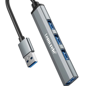 Lemorele TC53 4 in 1 พอร์ต USB Mini-B Splitter อะแดปเตอร์ Usbc สำหรับ <span class=keywords><strong>Surface</strong></span> <span class=keywords><strong>Pro</strong></span> 7 แท่นวางอุปกรณ์ Usb-C Hub 2.0 Super USB C <span class=keywords><strong>3</strong></span>.0 Hub - Product Image 1