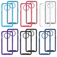 Coque avant 360 antichoc en TPU pour Oneplus, rigide et colorée, en acrylique, pour modèles 7T, aeplus, 8, 9, 9r, 10, 10r Pro, protection complète