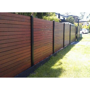 Clôture <span class=keywords><strong>en</strong></span> aluminium noir, lames horizontales <span class=keywords><strong>en</strong></span> aluminium, clôture de <span class=keywords><strong>jardin</strong></span> <span class=keywords><strong>en</strong></span> métal, panneaux de clôture, poteaux, clôture d'intimité <span class=keywords><strong>en</strong></span> aluminium - Product Image 1