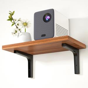 Étagère murale flottante Support de support de projecteur Étagères murales pour lecteurs DVD, boîtiers de câbles, consoles de jeux - Product Image 1