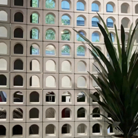 Blocs de ventilation en béton préfabriqué pour la circulation de l'air, préservant l'intimité et la sécurité