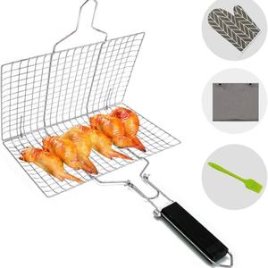 Vente en gros de grilles de gril en acier inoxydable filet de barbecue grillagé de qualité alimentaire filet de barbecue pour la <span class=keywords><strong>maison</strong></span> - Product Image 4