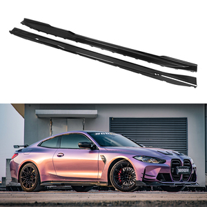 Pour <span class=keywords><strong>BMW</strong></span> M4 G82 G83 Style SQ Jupes latérales de remplacement en fibre de carbone sèche <span class=keywords><strong>2021</strong></span>+ - Product Image 1