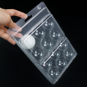 Caja de Embalaje Blister Reutilizable, Embalaje Blister Personalizado Tipo Concha para Pelotas de Golf o Tenis - Product Image 1