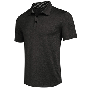 Maglietta da <span class=keywords><strong>Golf</strong></span> a Maniche Corte per Uomo, Asciugatura Rapida, in Poliestere e Spandex, <span class=keywords><strong>Bianca</strong></span>, OEM, Vendita all'Ingrosso dalla Cina - Product Image 6