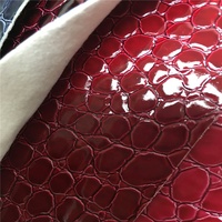 Nouveau design en cuir PU recyclé gaufré imitation crocodile pour sacs à main, chaussures et canapés : confort et durabilité améliorés