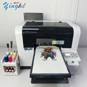 Guangzhou Yinghe numérique industriel petit vêtements directs rapides et imprimante DTG A3 impression T-shirt machine d'impression - Product Image 1