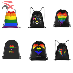 Prix Abordable – Bandeau Sportif LGBT Arc-en-ciel Imprimé Simple Face avec Cordon, Idéal pour les Parades en Extérieur, Pratique et Facile à Transporter - Product Image 1