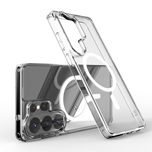 Custodia per Telefono Minimalista <span class=keywords><strong>Trasparente</strong></span> Magnetica Anti-Ingiallimento con Retro Rigido e Angoli con Cuscinetti d'Aria per <span class=keywords><strong>Samsung</strong></span> S 26Ultra - Product Image 3