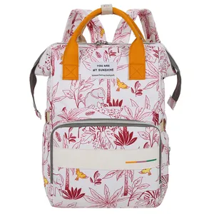 Оптовая продажа, дизайнерский большой рюкзак для женщин, пеленки для беременных, сумка-тоут, дорожный рюкзак для мамы
