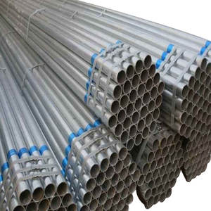 Труба стальная сварная горячеоцинкованная Q195/Q215/Q235/Q345 48ммx2.5мм 6м антикоррозийная для строительных лесов и сварки - Product Image 2