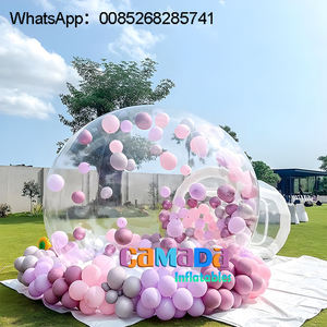 Juegos de Carnaval Casa de burbujas inflable Pvc Navidad Soplar Nieve Castillo de salto de burbujas para alquiler de fiestas - Product Image 5