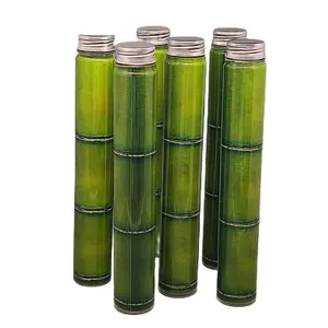 Wegwerp Huisdier Plastic Buis Voor Sap Drankjes Bamboe Plastic Fles Met Aluminium Dop Op Maat Gemaakte Plastic Fles Met Pvc-Film