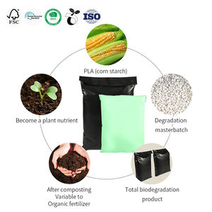 Bolsa de sobres de mensajería ecológica, embalaje de logística de plástico verde biodegradable, bolsas de franqueo, bolsas de envío para ropa - Product Image 5