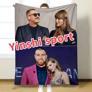 2000 Thiết Kế + Tùy Chỉnh Tay Lor Nhân Vật Polyester Phong Cách Cá Nhân Bán Buôn Flannel Lông Cừu Du Lịch Ném Chăn - Product Image 4