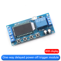 Module de déclenchement à temporisation unidirectionnelle Tejiate avec circuit de minuterie cyclique, interrupteur et écran d'affichage, Micro USB 5.0V, montage