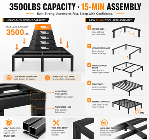 Heavy Duty Folding <strong>Bed</strong> Portable Foldable Guest <strong>Bed</strong> Metal Frame Space Saving Easy Storage Camping Home Office Adult <strong>Bed</strong> - Product Image 4