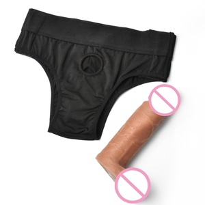 FAAK Strap on Realistic <b>Dildo</b> Artificial Penis Panties Vaginal Massage Sex Strong with Suction Cup Sex Toys for Women - Product Image 1