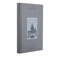 Livre décoratif Livre d'accessoires photo de luxe léger de haute qualité Livre en anglais