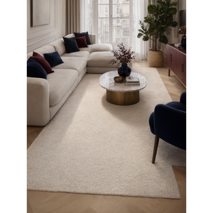 Alfombra de Polipropileno Petra Ultimate Beige Claro, 11-15 mm de Grosor, Apta para Mascotas, Alto Tráfico de Uso - Product Image 2