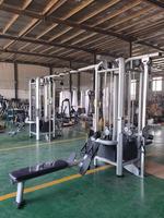 ST-4028 Machine de musculation multifonctionnelle commerciale à 8 stations, réglable, pour entraînement multi-jungle, directement de l'usine